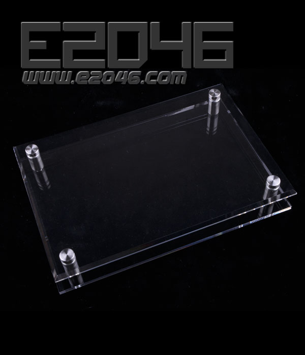L22 Double-Layer Transparent Rectangular Acrylic Display Base