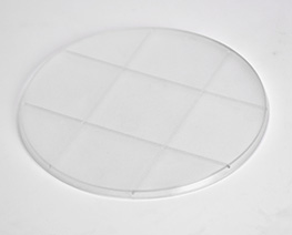 AC3126  D13 Transparent Frosted Round Display Base