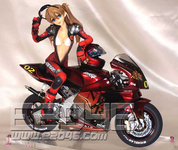 Asuka with Motorcycle
