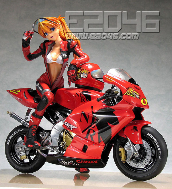 Asuka with Motorcycle