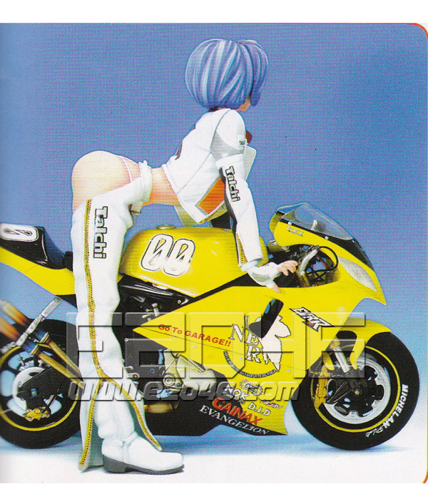 Rei Ayanami with Motorcycle