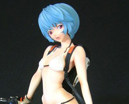 FG2974 1/5.5 Rei Ayanami with Electric Scooter