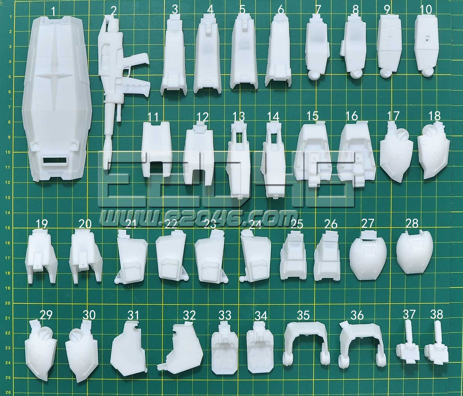 RX-78-2 Gundam Extra-Fit Conversion Parts