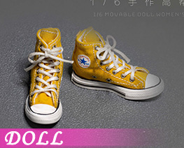 DL5745 1/6 Women's high Top Canvas Shoes C (DOLL)
