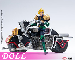 DL5968 1/18 Judge Anderson and Motorcycle (DOLL)