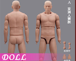 DL6116 1/6 Man Naked Dols Yellow Skin A (DOLL)