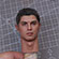 Portuguese Football Talent Male Head Sculpture (DOLL)