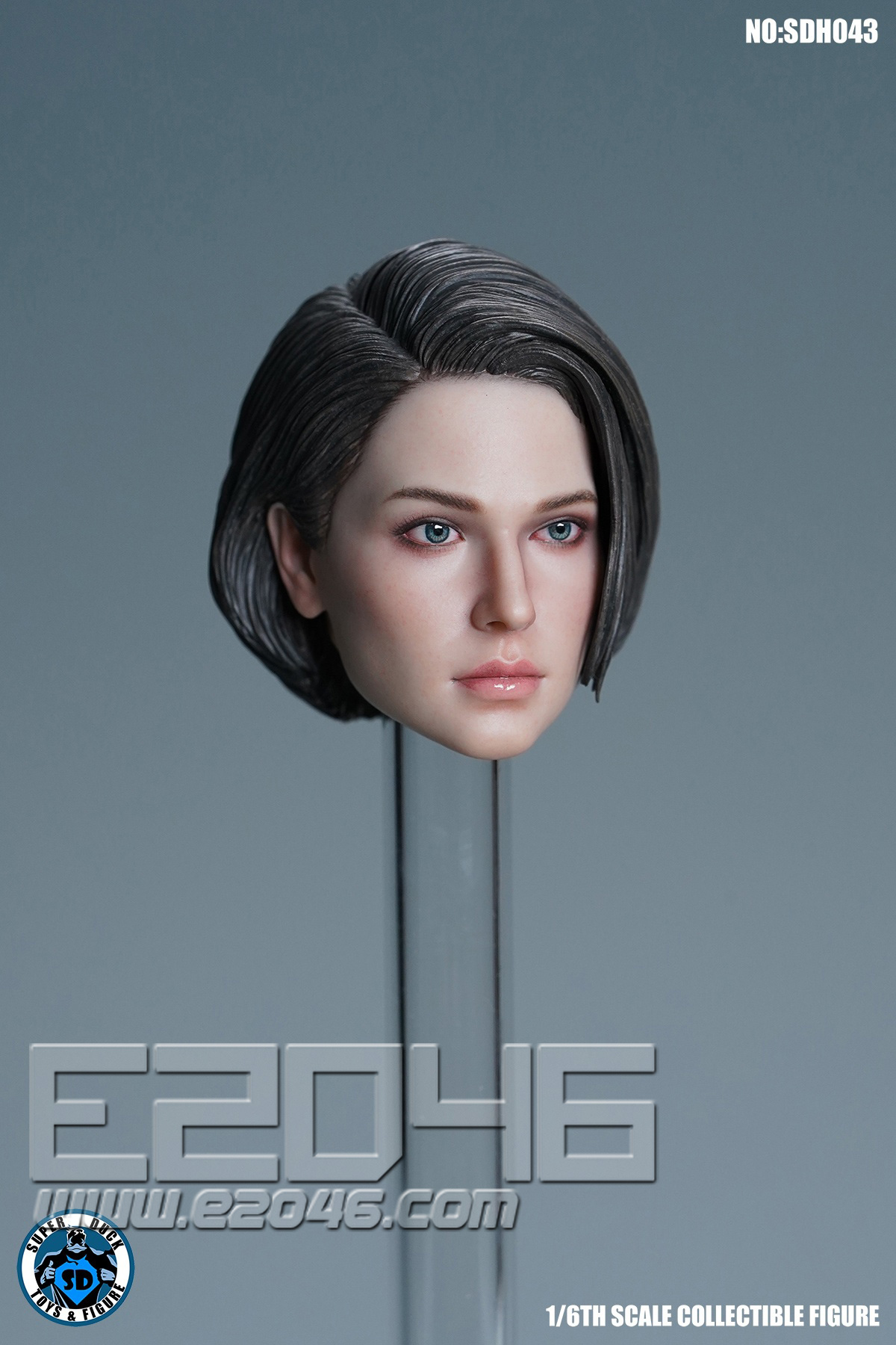 Biochemical Policewoman Head Sculpture (DOLL)