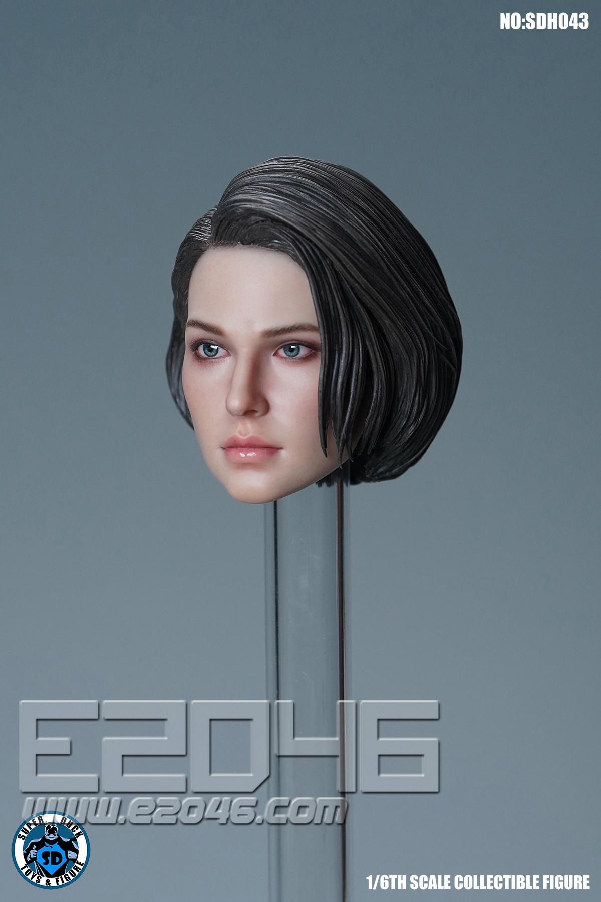 Biochemical Policewoman Head Sculpture (DOLL)