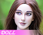 DL0469 1/6 Female head carved (Doll)