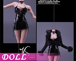 DL5708 1/6 Fur Lace-up Skirt (DOLL)