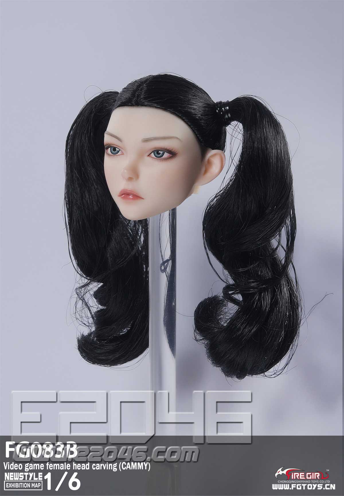 E2046.com - Video Game Girl B (DOLL) (Head Sculpture , DL5103)