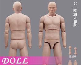 DL6118 1/6 Man Naked Dolls White Complexion C (DOLL)