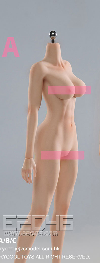 Medium Chest Fair Complexion Female Have Feet Body (DOLL)
