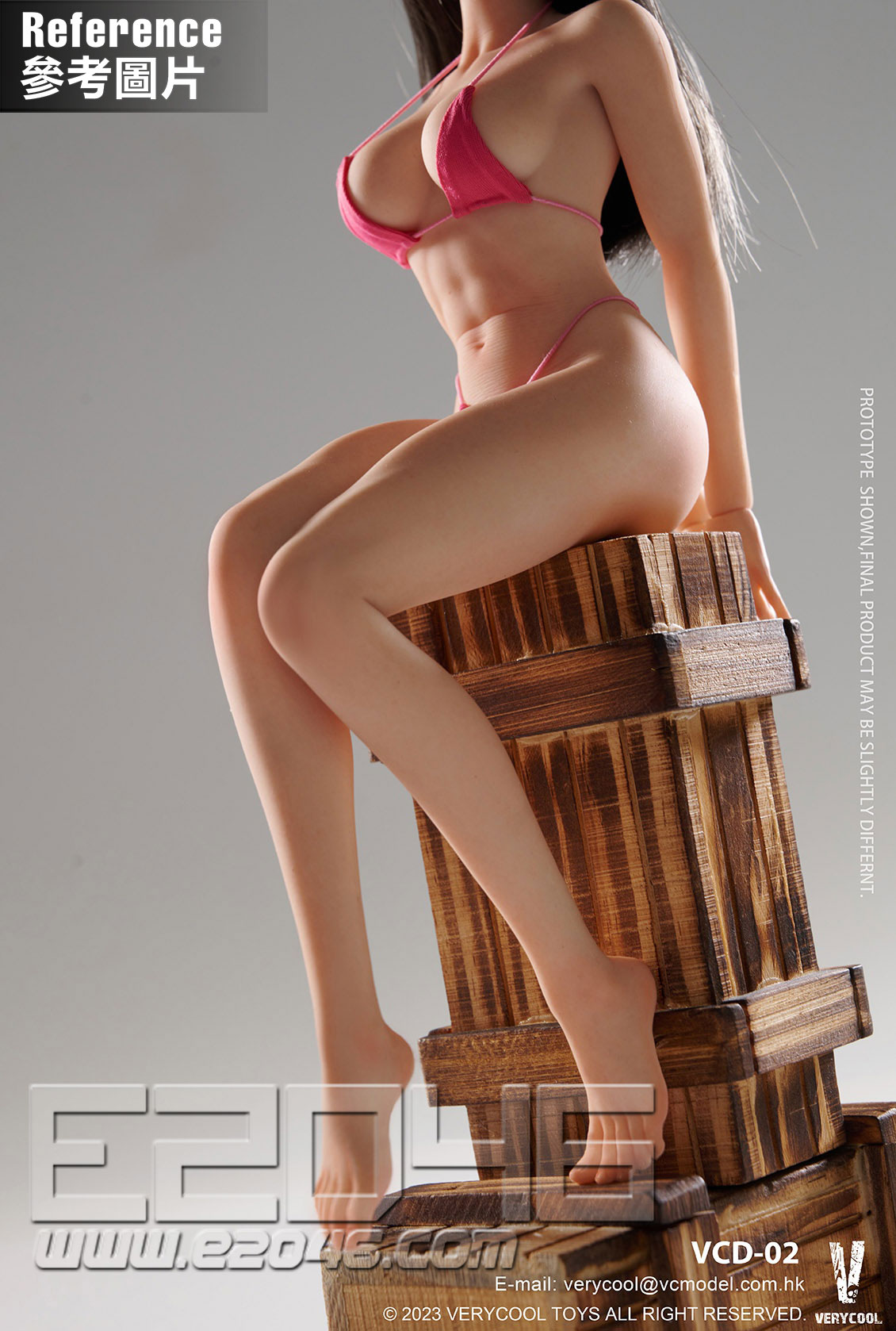 Medium Chest Fair Complexion Female Have Feet Body (DOLL)