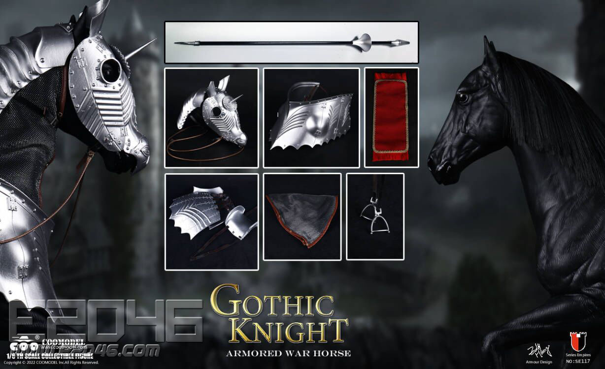 Gothic Armored War Horse (DOLL)