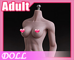 DL1148 1/6 Suntan Medium Medium Breast Size Female Seamless Muscular Body (Doll)