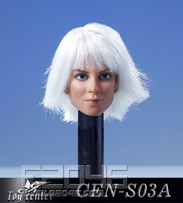 European Model Of Female Head With Hair Transplant A (DOLL)
