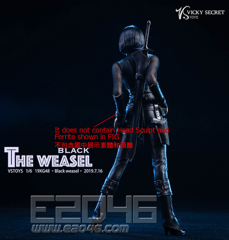 Black Weasel B Costume Set (DOLL)