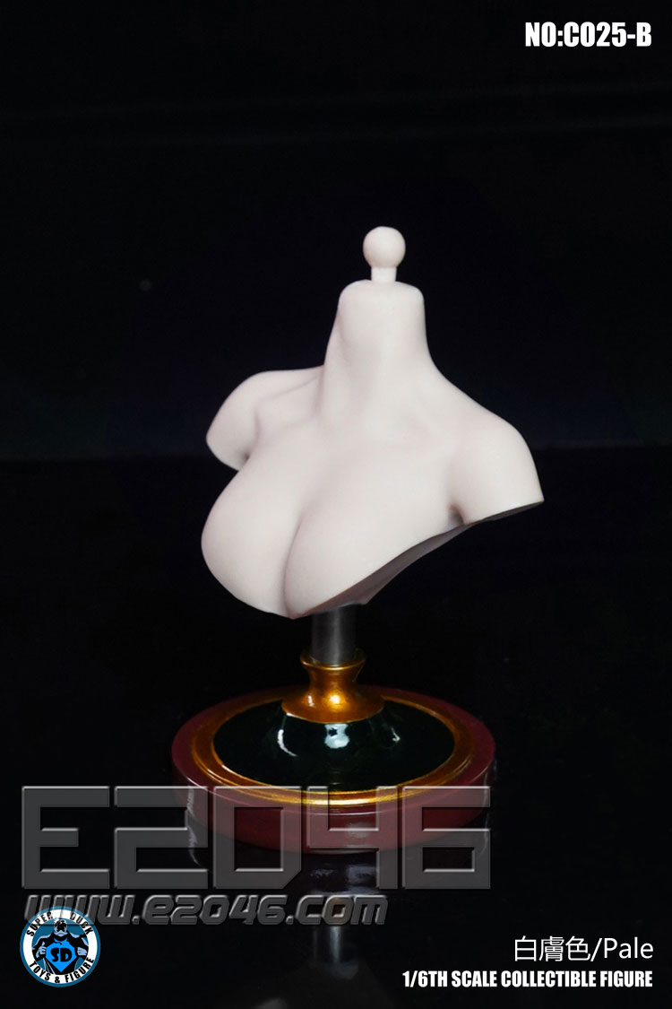 Female Bust Stand Pale (DOLL)