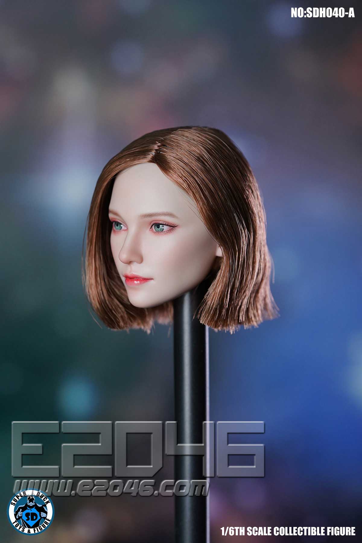 Mixed-race Female Head Sculpture A (DOLL)