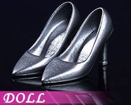 DL2231 1/12 Fashion High Heels Silver (DOLL)