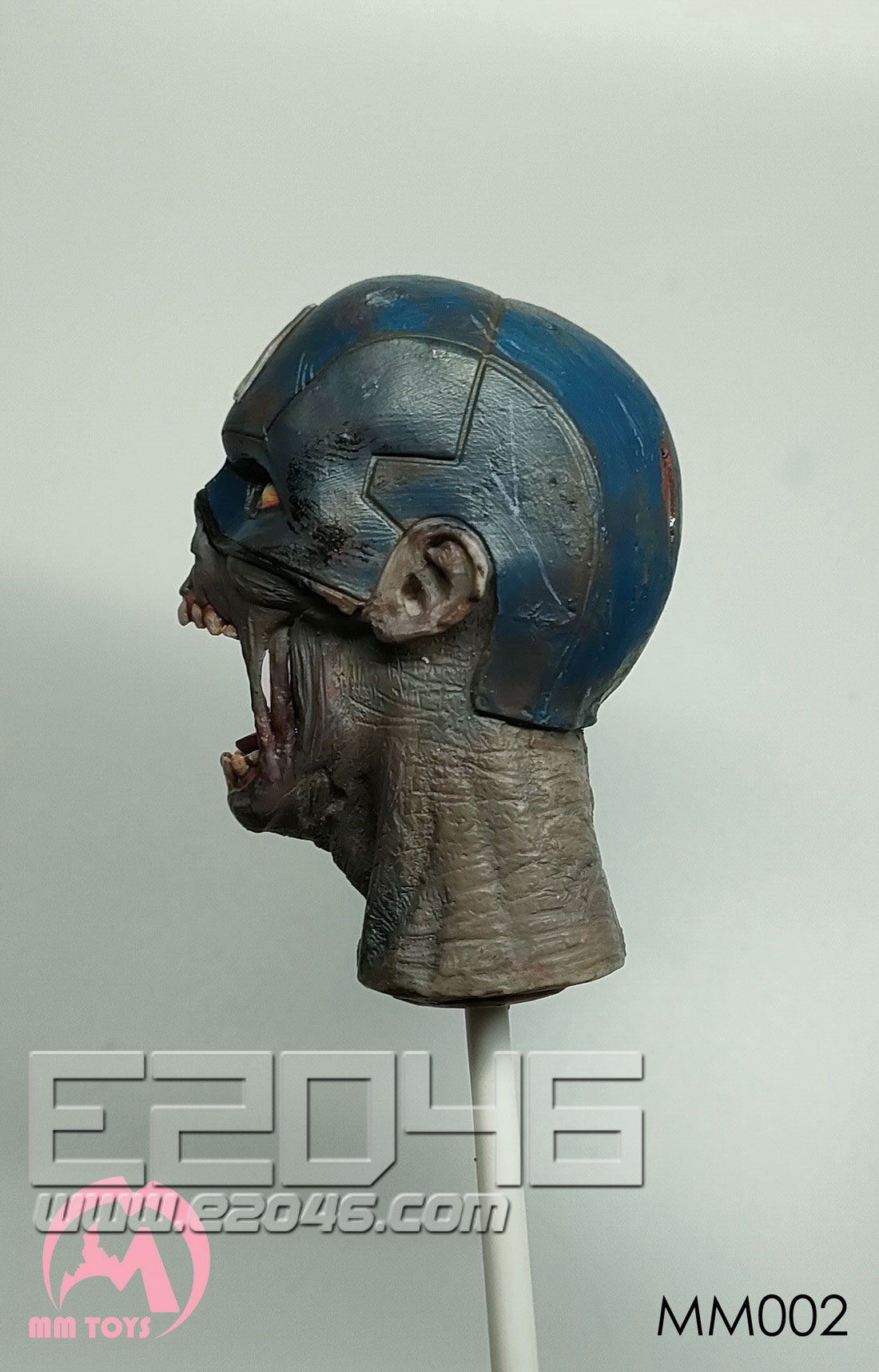 Zombie Captain Head Sculpture (DOLL) 