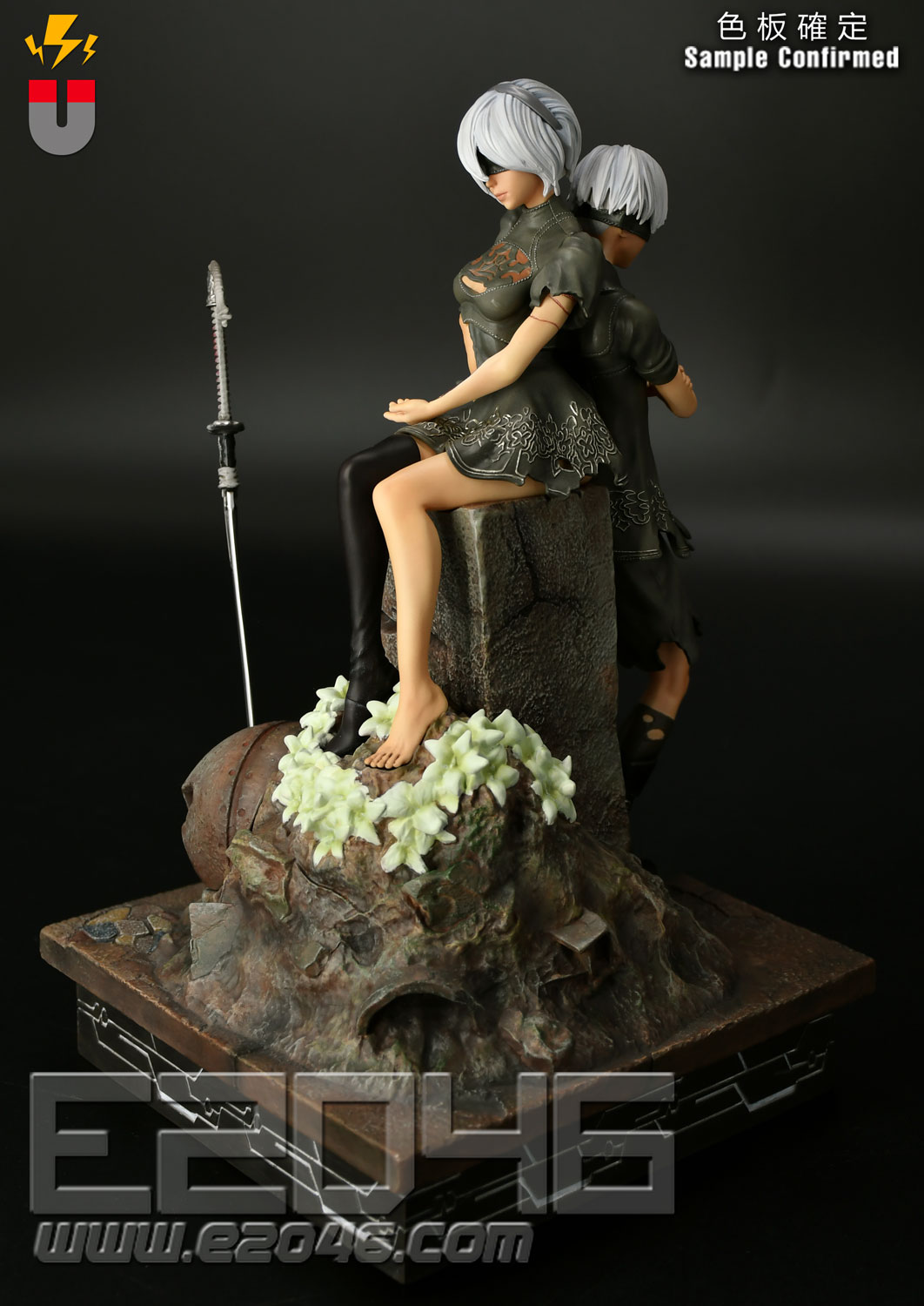 2B & 9S Damaged Version (Pre-painted)